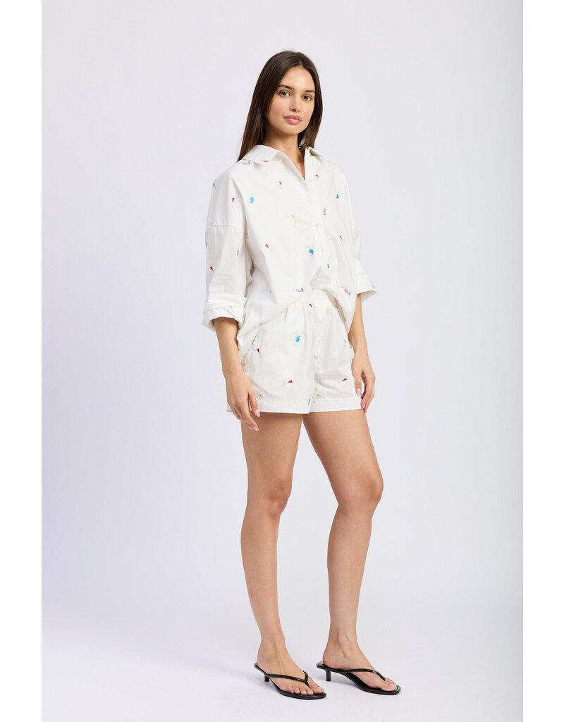 En Saison Nellie Button Down Shirt