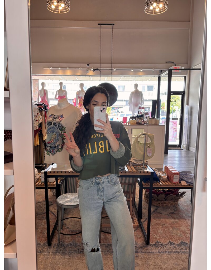 Daydreamer LA Sublime License Plate Cut-Off Sweatshirt