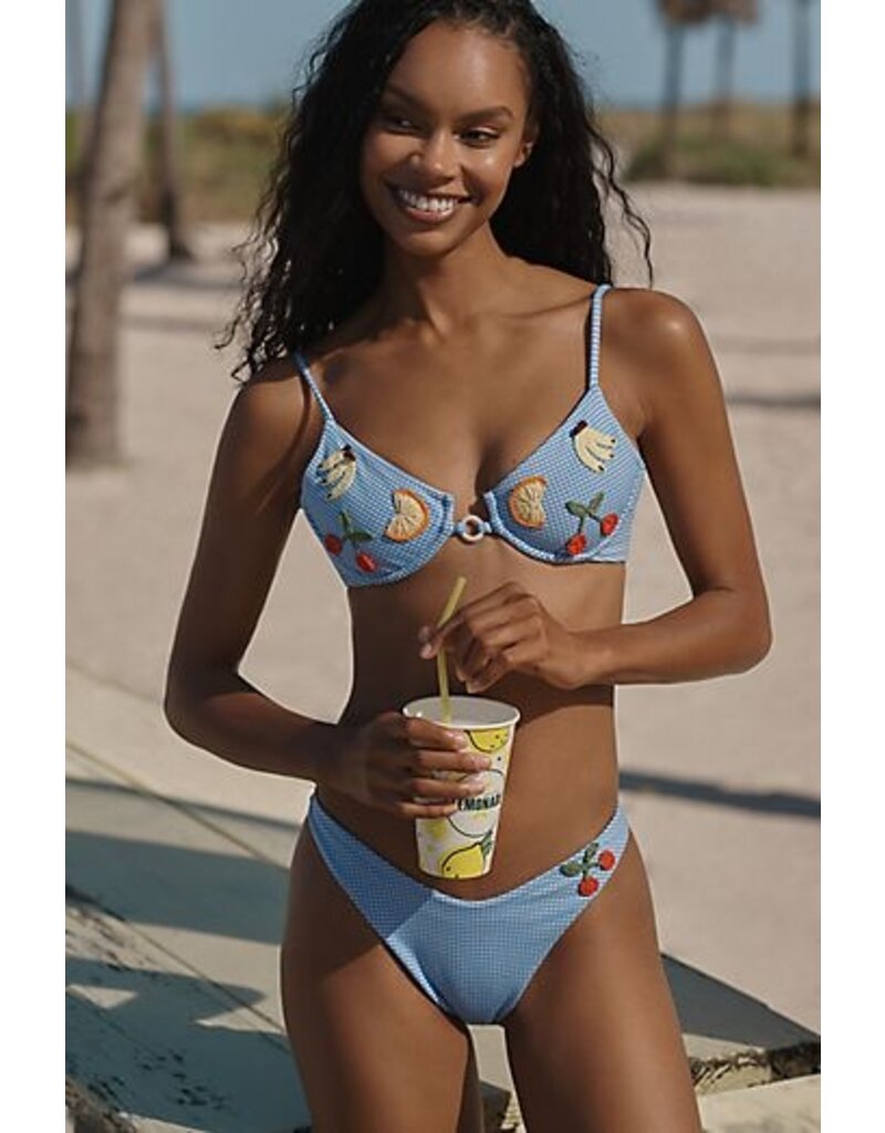 Capittana Atira Vichy Fruits Bikini Bottom