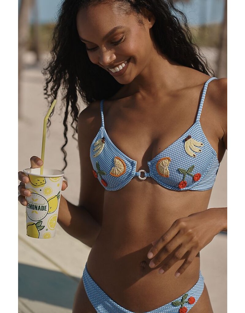 Capittana Atira Vichy Fruits Bikini Bottom