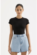 Nude Lucy Organic Rib SS Tee