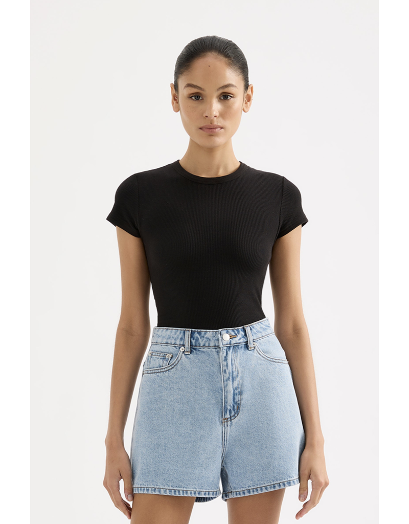 Nude Lucy Organic Rib SS Tee