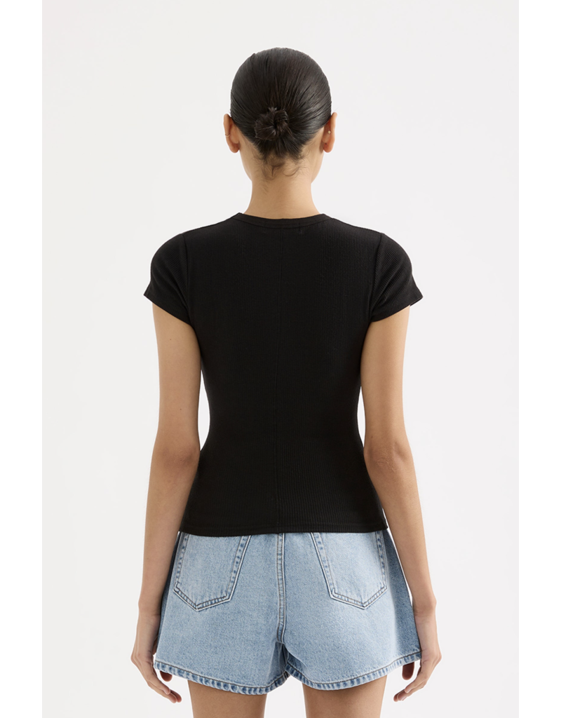Nude Lucy Organic Rib SS Tee