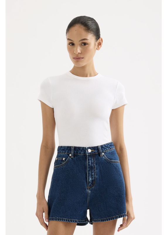 Nude Lucy Organic Rib SS Tee