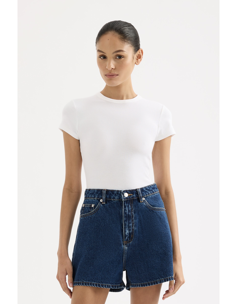 Nude Lucy Organic Rib SS Tee