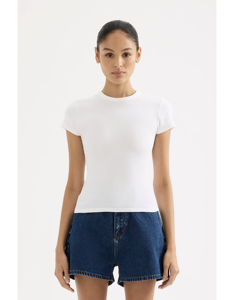 Nude Lucy Organic Rib SS Tee