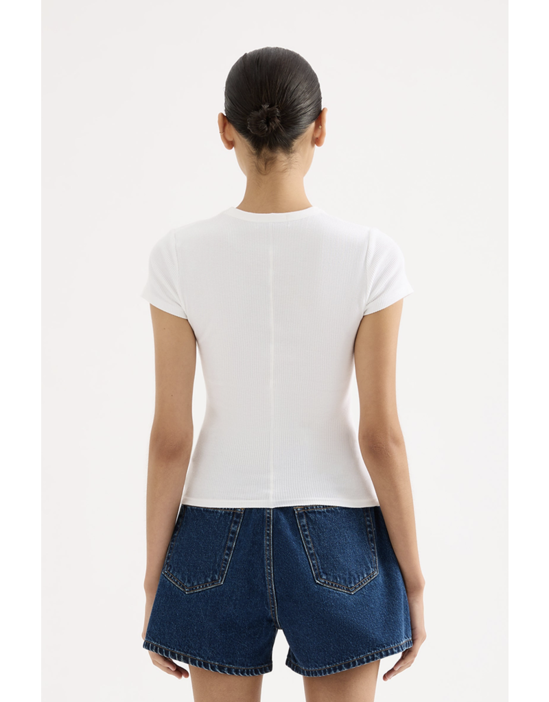 Nude Lucy Organic Rib SS Tee