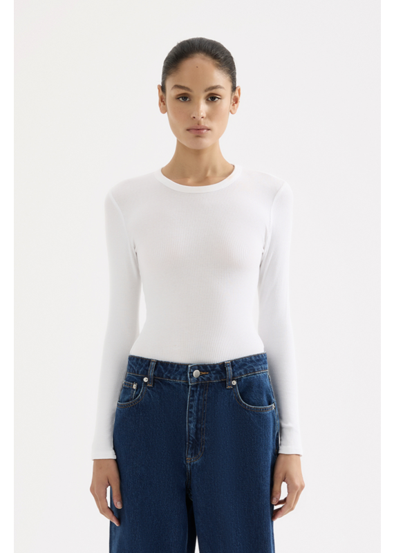 Nude Lucy Organic Rib LS Tee