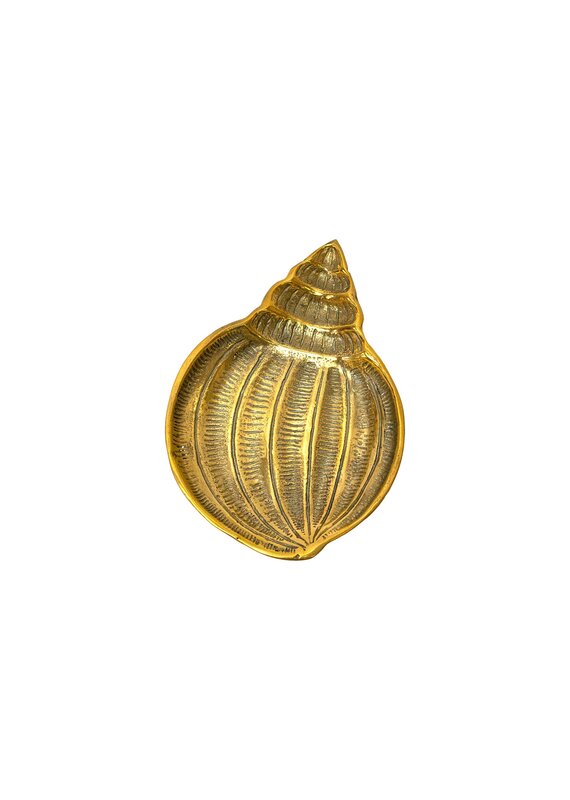 The Artisan and Company Brass Seashell Shaped Trinket Dish