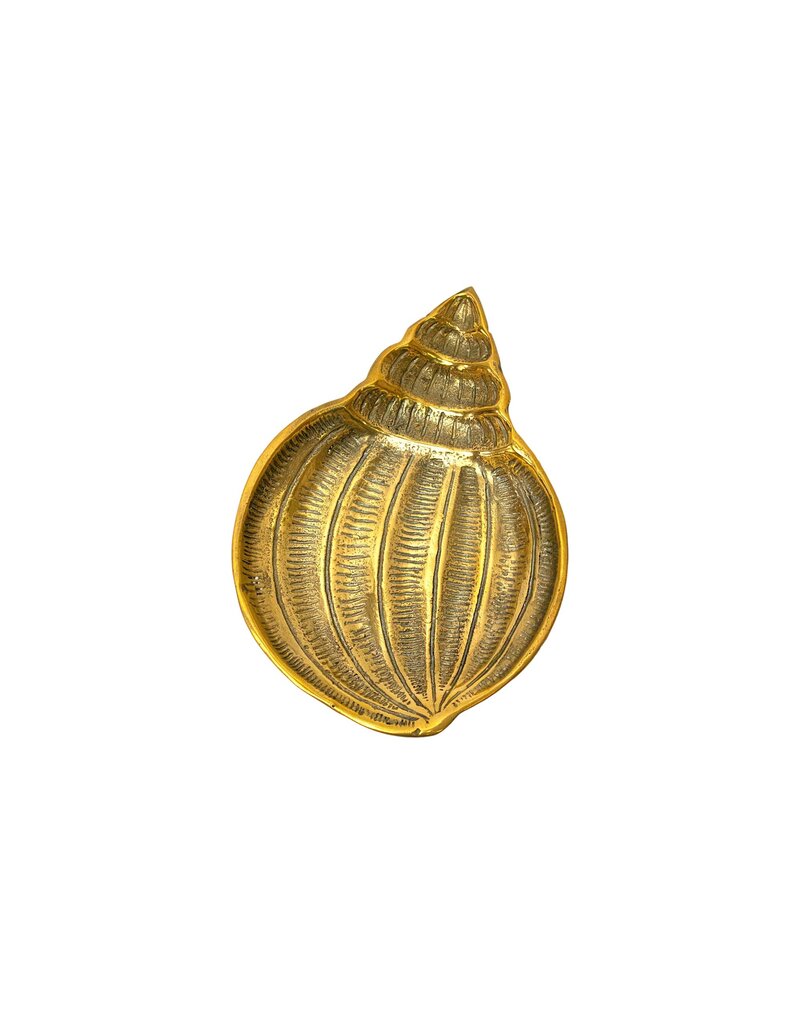 The Artisan and Company Brass Seashell Shaped Trinket Dish