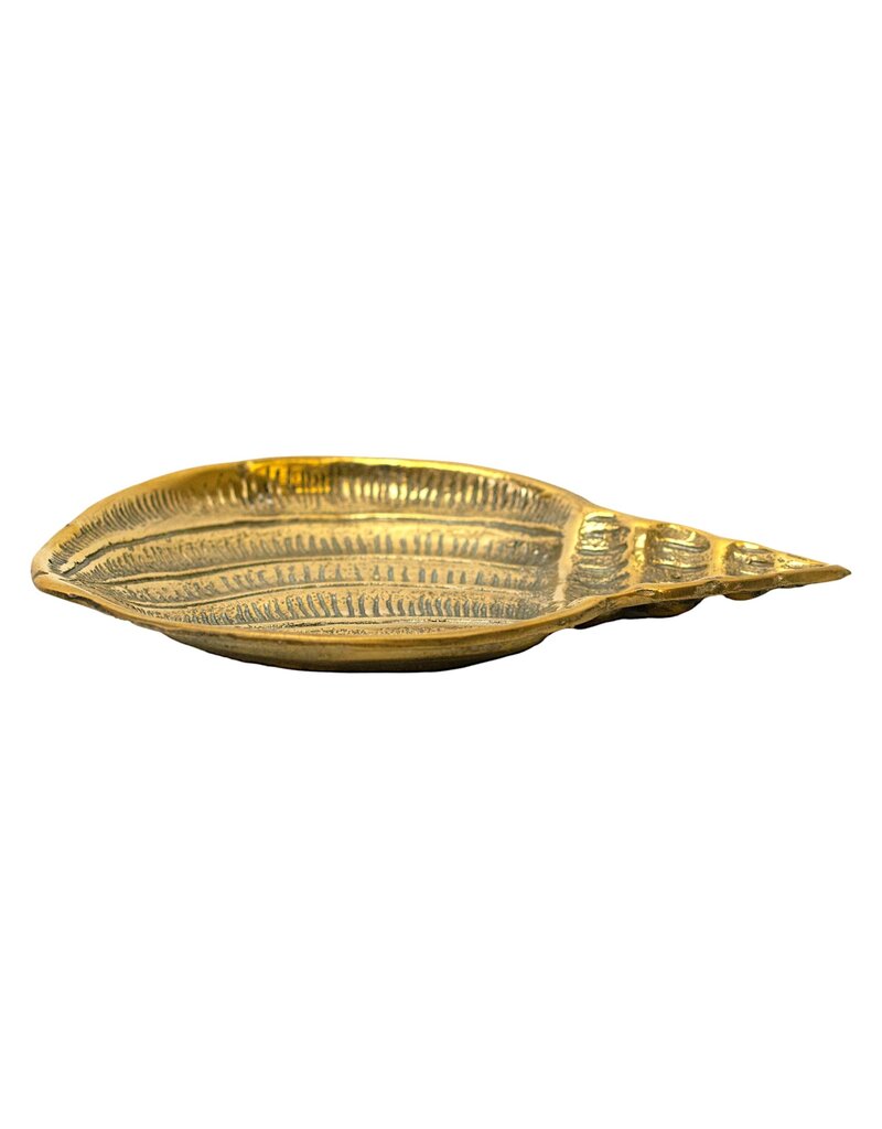 The Artisan and Company Brass Seashell Shaped Trinket Dish