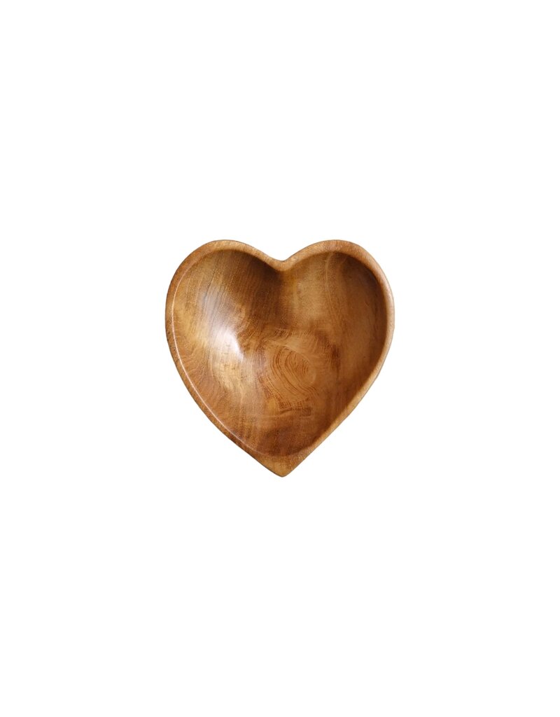 The Artisan and Company Teak Mini Heart Dish