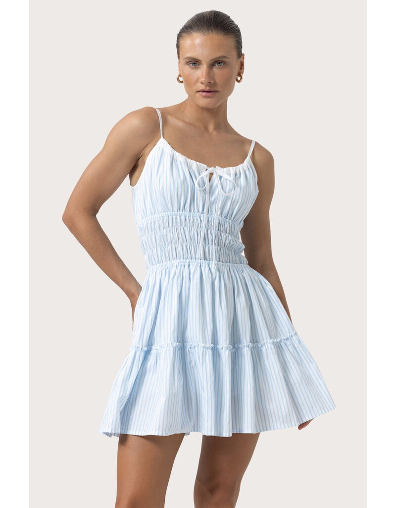 Lusana Rosa Poplin Dress