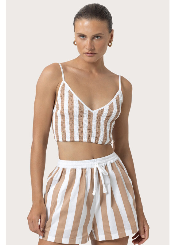 Lusana Lila Poplin Bralette