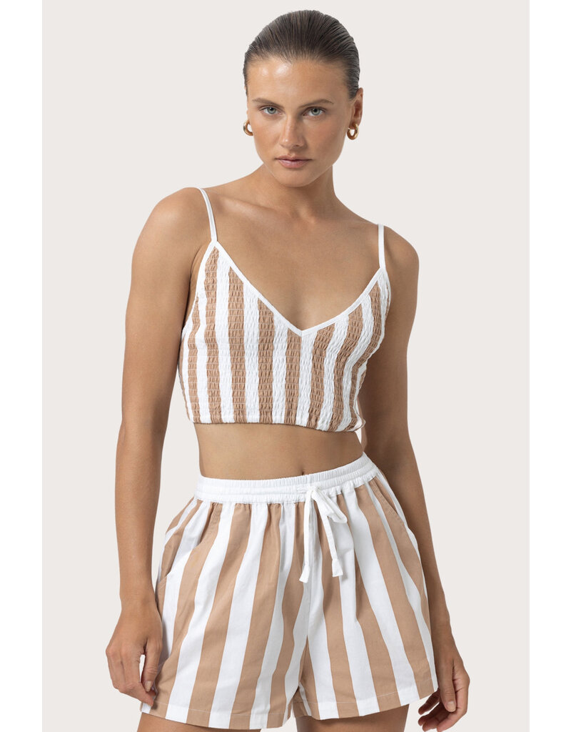 Lusana Lila Poplin Bralette