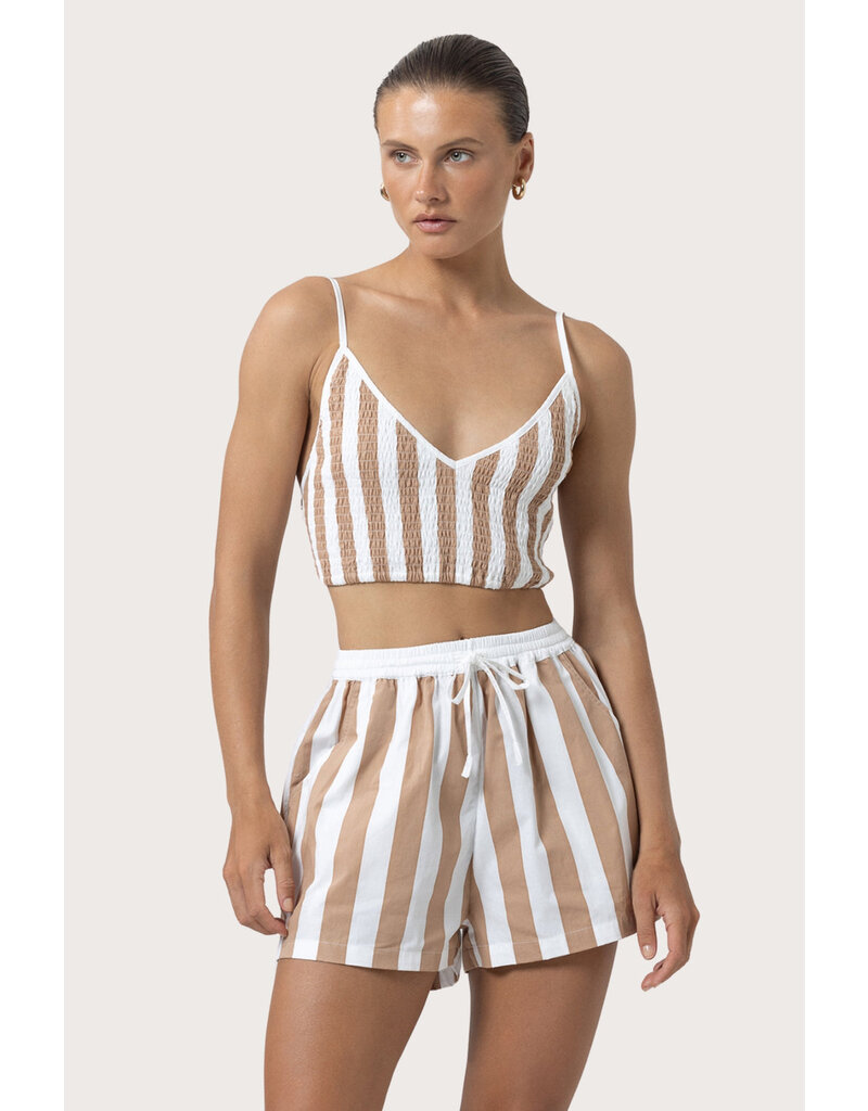 Lusana Lila Poplin Bralette
