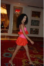 Pitusa Knit Peplum Crop Top & Cloud Skirt Set