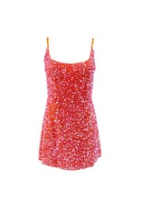 Pitusa Sea Glass Sequin Mini Dress
