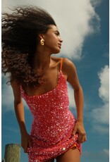 Pitusa Sea Glass Sequin Mini Dress