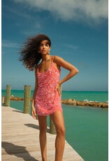 Pitusa Sea Glass Sequin Mini Dress