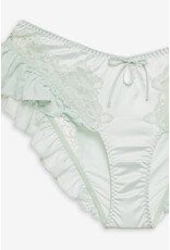 For Love & Lemons Butterfly Lace Ruffle Bralette & Panty