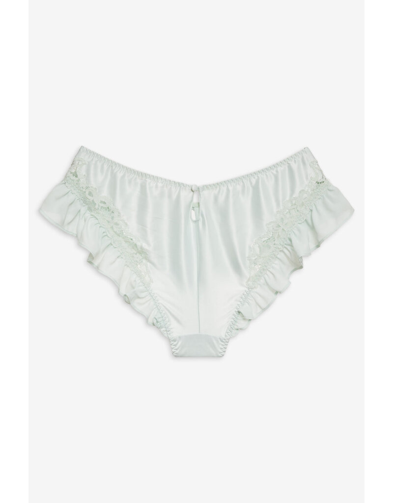 For Love & Lemons Butterfly Lace Ruffle Bralette & Panty