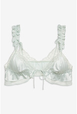 For Love & Lemons Butterfly Lace Ruffle Bralette & Panty