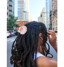 Hand-Painted Seashell Hair Claw