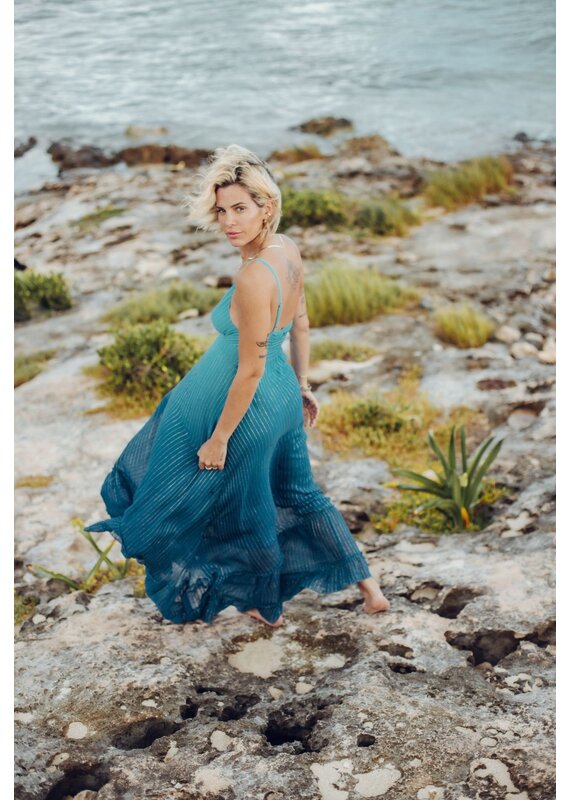 Z&L Europe Reef Ocean Maxi Dress