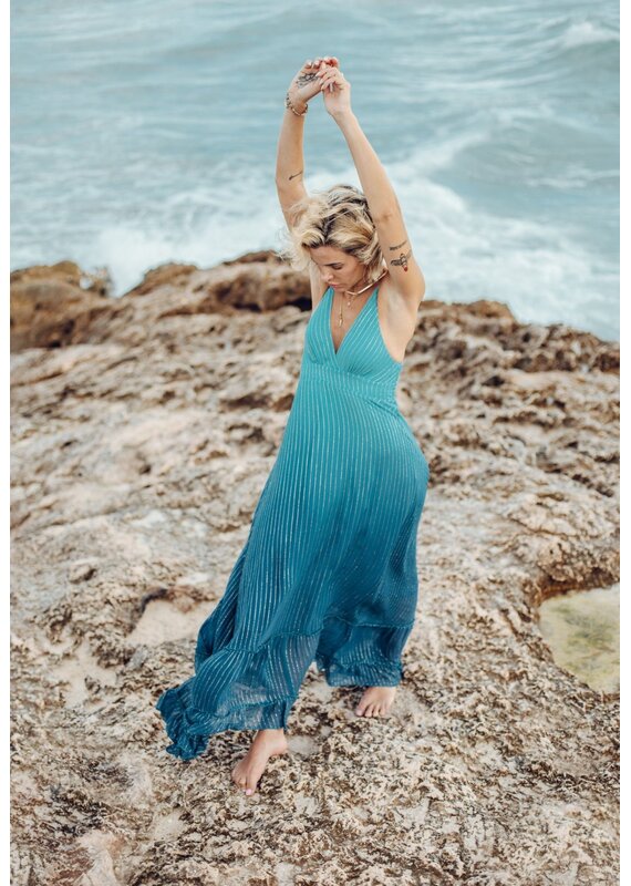 Z&L Europe Reef Ocean Maxi Dress