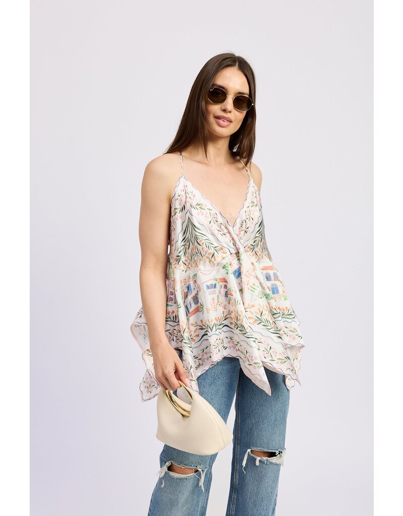 En Saison Alaia Satin Top