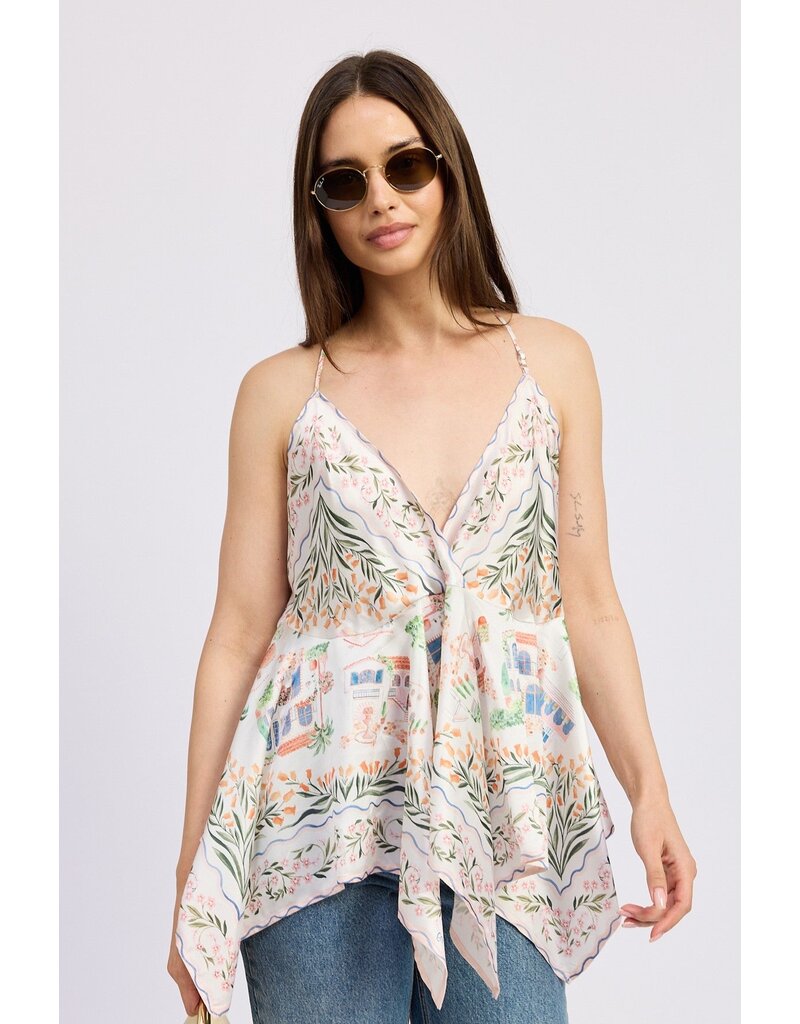 En Saison Alaia Satin Top