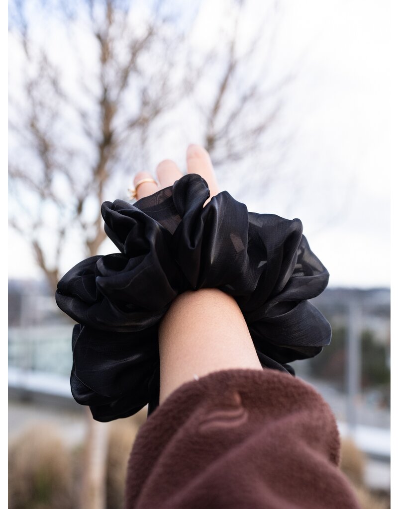 Janzy Silk Organza Oversized Scrunchie