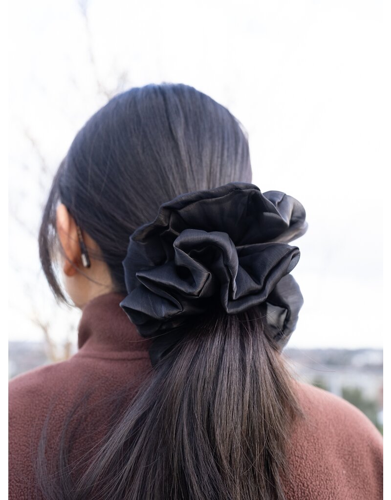 Janzy Silk Organza Oversized Scrunchie