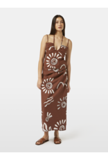Scotch & Soda Linen Blend Printed Wrap Skirt