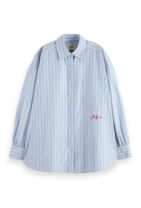 Scotch & Soda Embroidered Girlfriend Shirt