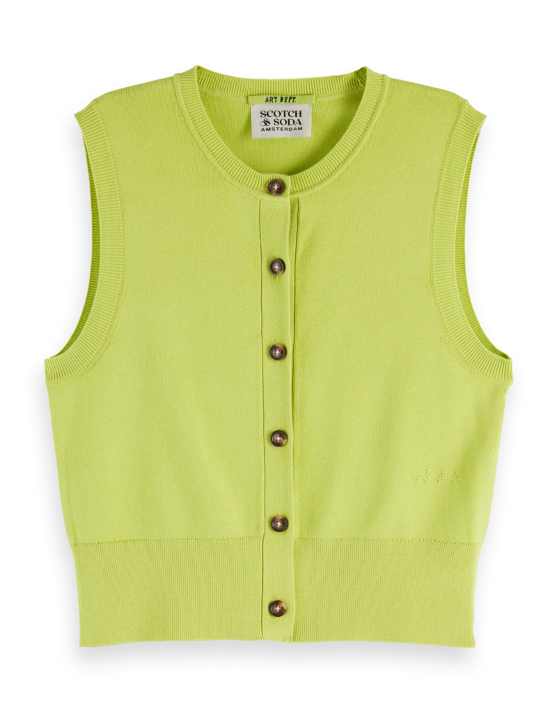 Scotch & Soda Compact Knitted Spencer Vest