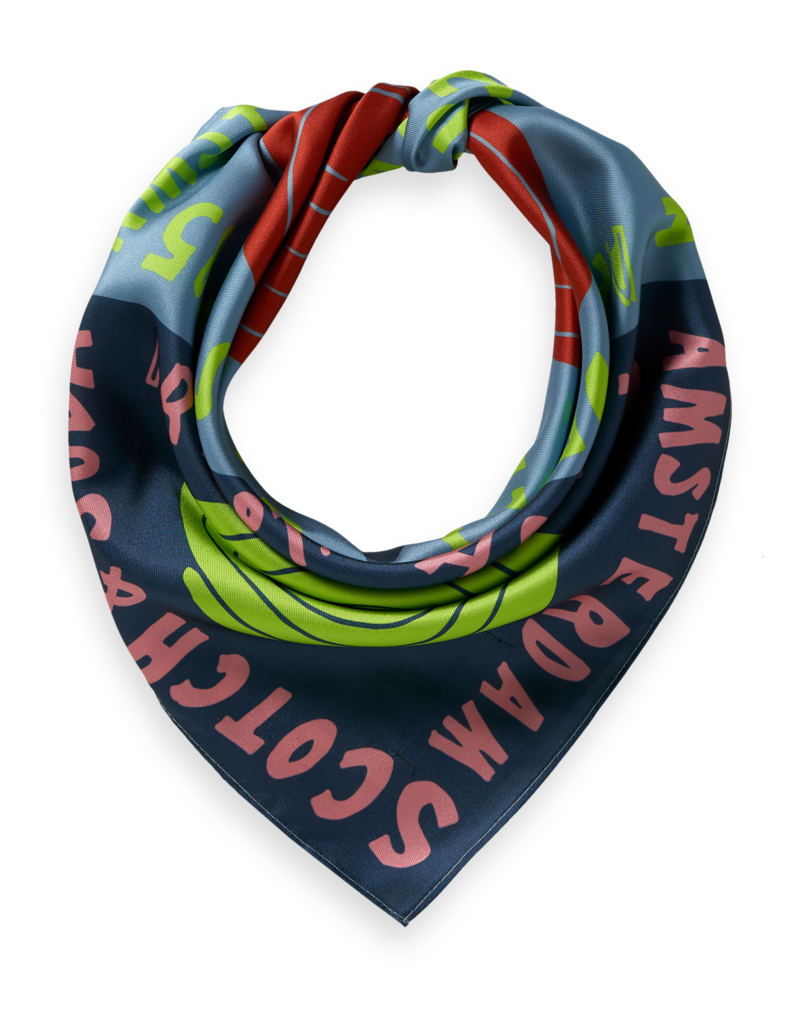 Scotch & Soda Art Dept Square Scarf