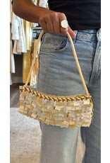 Square Cut Seashell Shoulder Bag