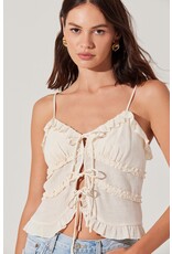 ASTR Islah Tie-Front Top