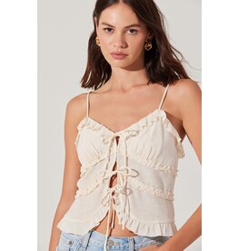 ASTR Islah Tie-Front Top