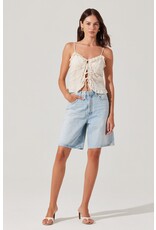 ASTR Islah Tie-Front Top