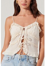 ASTR Islah Tie-Front Top