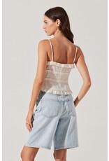 ASTR Islah Tie-Front Top