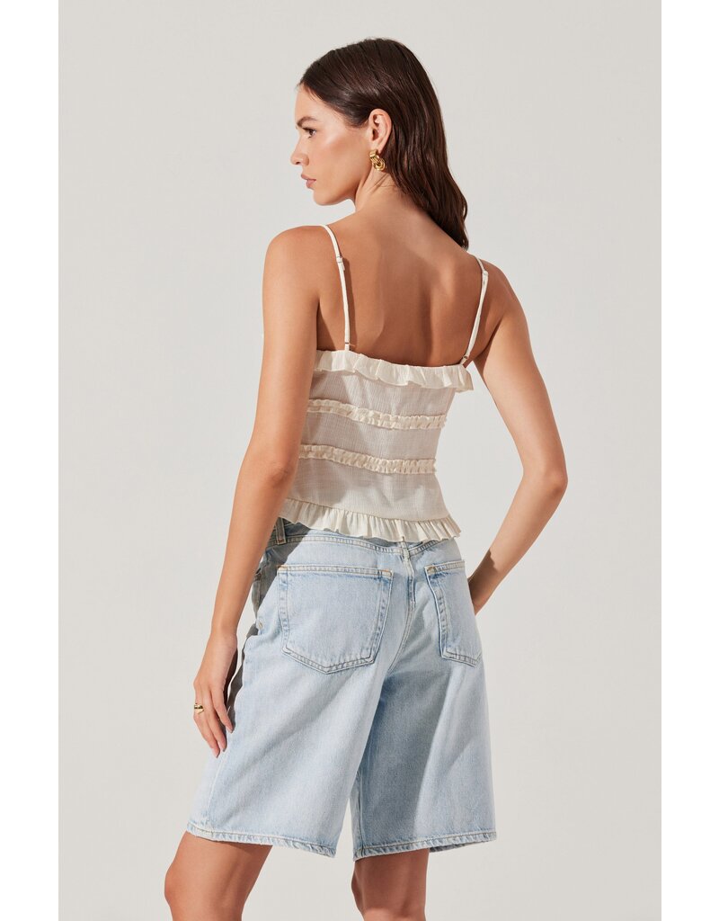 ASTR Islah Tie-Front Top