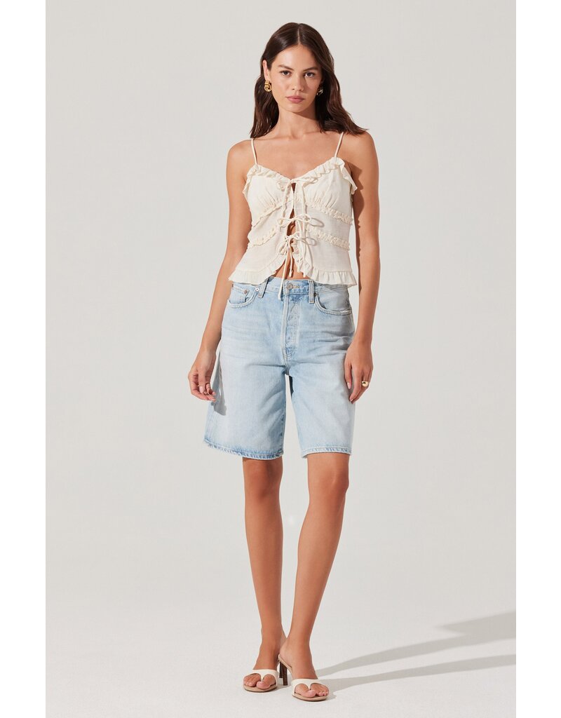 ASTR Islah Tie-Front Top