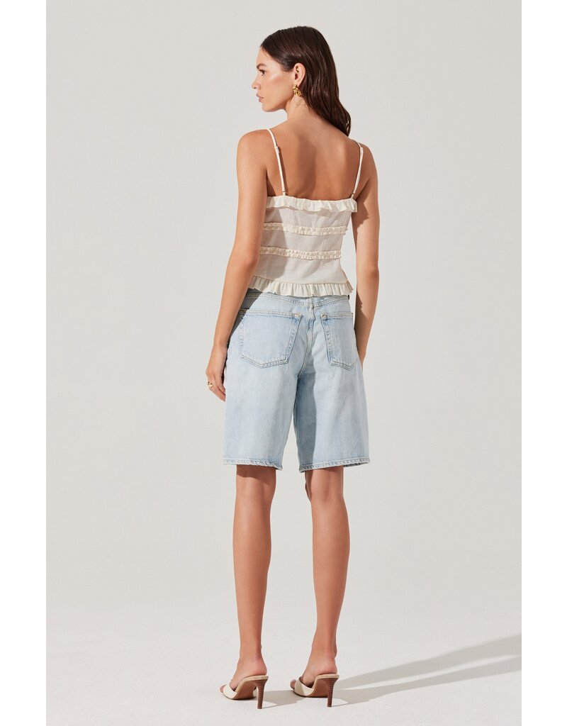 ASTR Islah Tie-Front Top