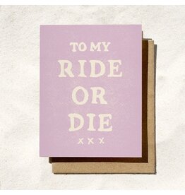 Daydream Prints Ride or Die Card