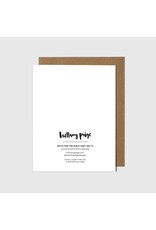 No Cake, Yes Wine Bday Card