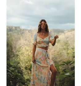 Z&L Europe Glowing Bloom Maxi Skirt